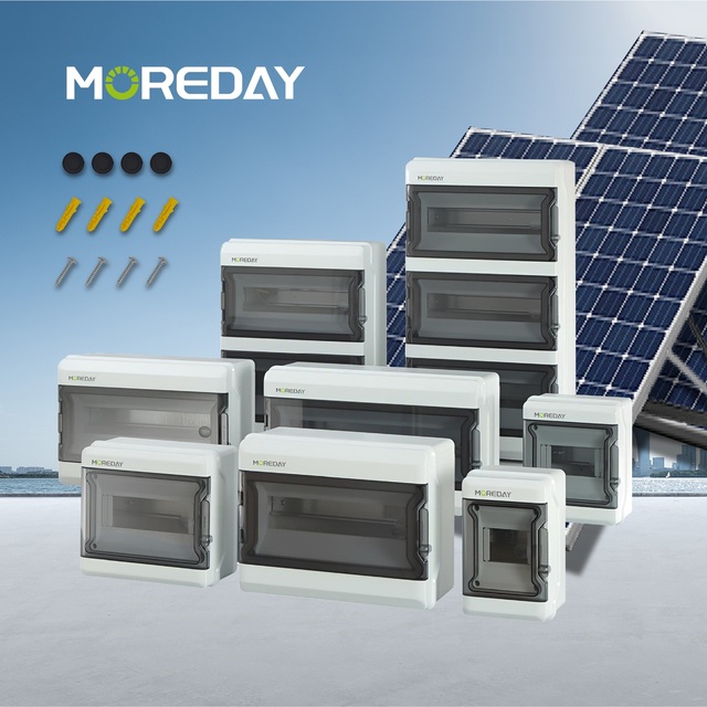 MOREDAY Outdoor Waterproof Distribution Box IP65 Plastic Electrical Enclosure MDAT 4Way 6Way 9Way