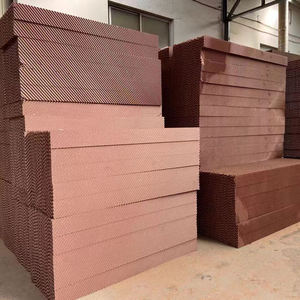 15 Inch 7090 Brown Colour 4000rpm Evaporative <b>Cooling</b> <b>Pad</b> Agriculture Greenhouse Brown Cellulose Water - Product Image 6