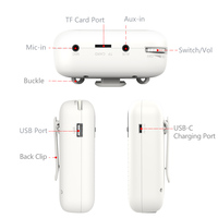 Altavoz Inalámbrico Portátil S330 con Auriculares, Amplificador de Voz para Guías Turísticos y Profesores, Mini Amplificador con Batería de 4000 mAh