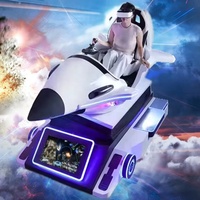 Nouveautés, simulateur de vol professionnel VR 9D pour l'intérieur, machine de jeu VR, mouvement 3 DOF