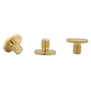 10pcs/bag Brass Slotted Head Binding Chicago <b>Screws</b> Rivets <b>M3</b> M4 Male-Female (Male Stud) Copper Grade 4.8 for - Product Image 4