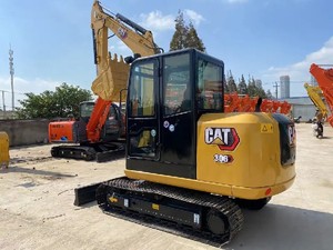 Mini-excavatrice sur chenilles 306E de 6 tonnes d'occasion avec moteur, boîte de vitesses, pompe et roulement à vendre - Product Image 5
