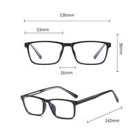 Monture optique anti-lumière bleue tendance pour affaires, avec un style haut de gamme, vente en gros d'usine