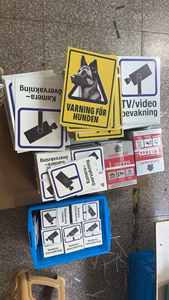 Custom Metal Safety Rust-free <strong>Sign</strong> Content <strong>Warning</strong> <strong>Sign</strong> Aluminum Composite Panel <strong>Warning</strong> Danger Emergency Monitoring Exit <strong>Sign</strong> - Product Image 3