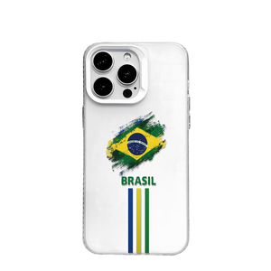 Custodia Magnetica Anti-Graffio <span class=keywords><strong>per</strong></span> <span class=keywords><strong>iPhone</strong></span> Serie 17/15 Pro Max & Plus, con Tema Nazionale Bandiera Brasiliana Blu <span class=keywords><strong>Giallo</strong></span> Verde - Product Image 6