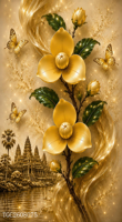 Panneau mural pelable en PVC pour la décoration de la maison, design ondulé imperméable avec motifs floraux 3D, salon, télévision