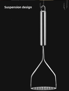 Écraseur à légumes en métal robuste, écraseur à pommes de terre, ustensiles de cuisine, écraseur à pommes de terre en acier inoxydable - Product Image 3