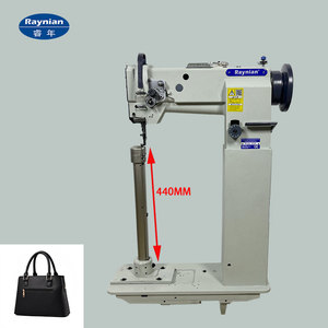 Machine à coudre le cuir Raynian-8365 à bras mobile pour sacs fourre-tout, bottes et sacs de golf, avec pied entraîneur - Product Image 2