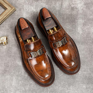Zapatos de Vestir para Hombre, Mocasines Hechos a Mano con Estampado de Serpiente, Personalizados para Bodas, Formales, Sin Cordones, Hechos a Mano, que Aumentan la Estatura - Product Image 6