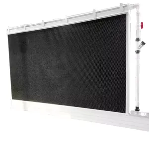 Evaporative Honeycomb Cooling Pad with PVC Plastic Outer Gutter Frame for Greenhouse Poultry Pig House