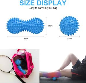 Kunststoff-Physiotherapie <span class=keywords><strong>Spiky</strong></span> <span class=keywords><strong>Massage</strong></span> <span class=keywords><strong>Ball</strong></span> Set Harter Lacrosse <span class=keywords><strong>Ball</strong></span> für myofasziale Freisetzung und Trigger Point Deep Tissue <span class=keywords><strong>Massage</strong></span> - Product Image 4