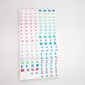 Ensemble <span class=keywords><strong>de</strong></span> Mahjong à la menthe <span class=keywords><strong>de</strong></span> 160 pièces avec étui, tuiles <span class=keywords><strong>de</strong></span> Mahjong américaines complètes, jeu <span class=keywords><strong>en</strong></span> acrylique style Art <span class=keywords><strong>Déco</strong></span>, cadeau pour femmes - Product Image 3