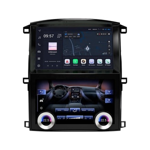 วิทยุติดรถยนต์ระบบแอนดรอยด์หน้าจอคู่ ดีไซน์ใหม่จาก Navihua พร้อมระบบนำทาง GPS สำหรับรถยนต์โตโยต้าแลนด์ครุยเซอร์ LC100 และเล็กซัส LX470 ปี 2003-2007 - Product Image 1