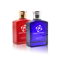Flacon de parfum de luxe OEM, flacon de parfum en verre vide, design personnalisé, logo et couleur sur mesure