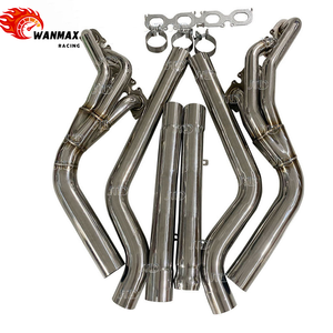 Hiệu suất cao Racing ống xả 304 thép không gỉ longtube tiêu đề downpipe đánh bóng cho w204 AMG M156 C63 trái ổ đĩa - Product Image 1