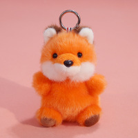 Série Little Beanie : Porte-clés pendentif éléphant en peluche super doux et mignon, parfumé, jouet animal en peluche