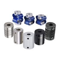 COUP-LINK Accouplement à ressort métallique monobloc compact et flexible à spirale fendue pour l'automatisation industrielle et les machines CNC