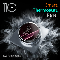Ev HVAC Sistemi için Programlanabilir Oda Kontrol Cihazı, Yerden Isıtma, IPS Elektrikli PC Malzemesi, Oteller için Ethernet Akıllı Termostat