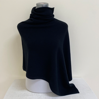 Écharpe triangulaire tricotée surdimensionnée Écharpe en cachemire beige Châle Automne et Hiver Femmes Poncho Châle Cape en cachemire
