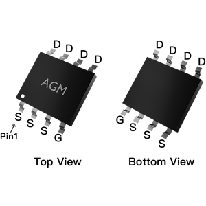 Agm614mn SOP8 agm-semi MOSFET biến Áp Điện TỬ IGBT Transistor IC thiết bị bán dẫn - Product Image 2