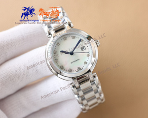 Reloj de Pulsera Longines Simple Luxury para Mujer, Acero Inoxidable con Esfera de Diamantes de Imitación, Regalo Perfecto para Damas - Product Image 1