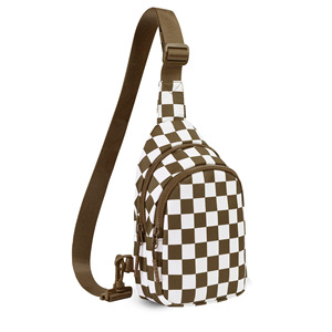 Nouveauté : Sac bandoulière à carreaux multifonctionnel pour femme, sac à dos et sac à l'épaule pour usage quotidien et extérieur - Product Image 5