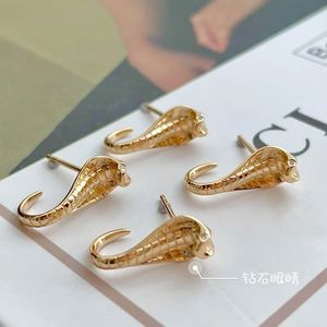 Bijoux Xinfly mignons, or véritable 18 carats, 6,3 mm * 15 mm, boucles d'oreilles serpent pour enfants et femmes - Product Image 4