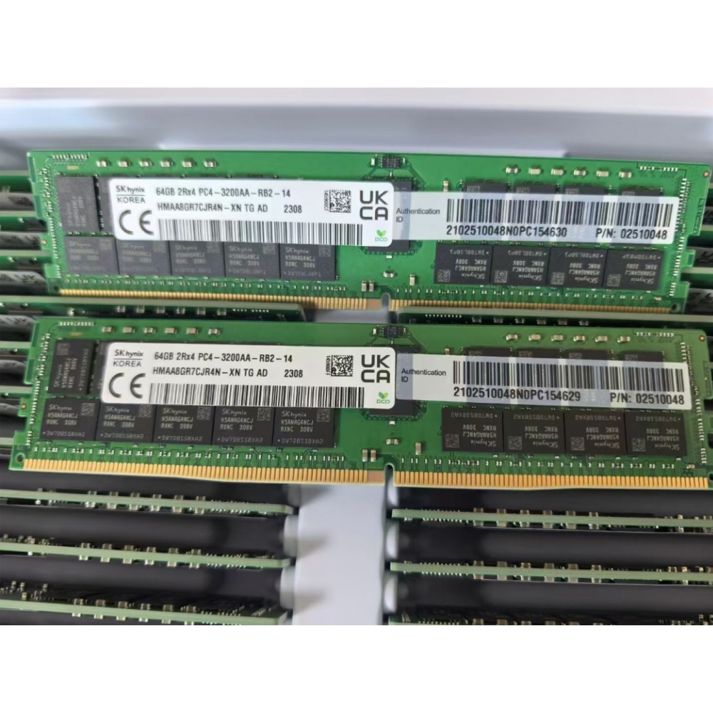SK hinix DDR4 64GB(32GBx2) ECC サーバー用メモリ SK Hynix 32GB / 64GB DDR4 DDR5 3200 ECC REG サーバーメモリ RAM