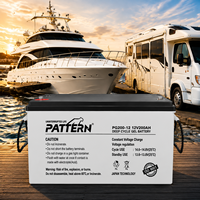 Batterie GEL 12V 200Ah à cycle profond, résistante aux vibrations et aux hautes températures, pour stockage solaire, applications marines, VR et bateaux
