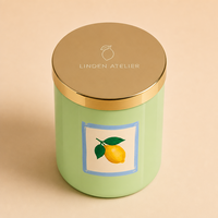 Boîtes d'emballage personnalisées pour bougies en verre avec logo, bougies parfumées à la cire de soja pour un cadeau de la Saint-Valentin