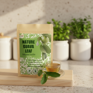 Thé aux feuilles de goyave, sachets de thé, contrôle de la glycémie, gestion du poids, biologique, tisane, thé sans caféine, antioxydants - Product Image 1