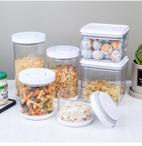 OEM/ODM Air Tight And Water Tight Transparent Kitchen Food Storage Containers Vacuum Seal Canister Coffee Bottle