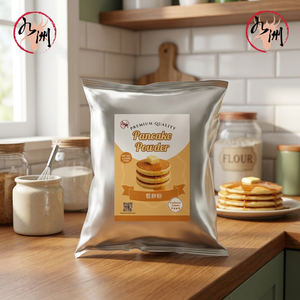 Mélange de poudre pré-mélangée pour crêpes japonaises soufflées Jiuzhou, sac de 1 kg, durée de conservation de 18 mois, pour la pâtisserie et la cuisine en café - Product Image 3