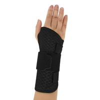 Attelle de soutien professionnelle pour poignet sportif avec plaque en aluminium courbée et maille respirante
