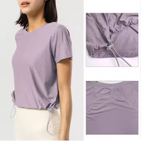 Harga Grosir Pabrik Murah Kaos Wanita Oversize Lengan Pendek Desain Terbaru Ramah Lingkungan Bernapas 100%