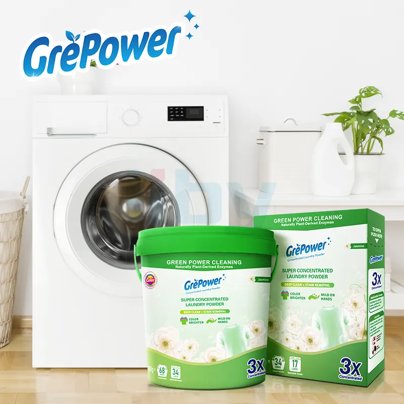 Liby Grepower fábrica al por mayor de alta calidad detergente en polvo jabón detergente para ropa en polvo detergente fabricación china OEM