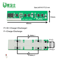 LWS BMS 7.4v 2s 3a 4a 5a BMS pour batterie au lithium 3.2v 3.7v avec balance