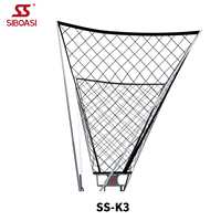 Machine de tir de basket-ball en métal durable Siboasi K3 avec rebond automatique pour l'entraînement en plein air