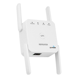 Amplificateur de signal Wi-Fi double bande 5 GHz 1200 Mbps Longue portée Répéteur LAN <span class=keywords><strong>filaire</strong></span> WD-R1203U 4 antennes 2,0 dBi Couverture de 300 à 500 m² - Product Image 2