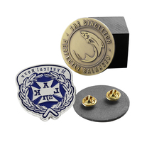 Eigen ontwerp, geen minimum aantal, metalen badges, zachte en harde emaille pins, ronde logo revers pins, broche voor herenpakken.