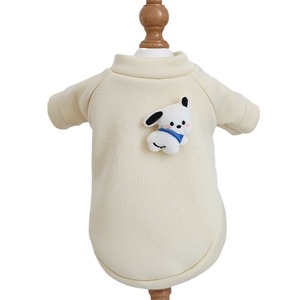 Sudadera con estampado de animales para mascotas, sudadera con cuello redondo para gatos y perros, ropa ligera Universal, color blanco, marrón, negro, rojo, rosa - Product Image 5