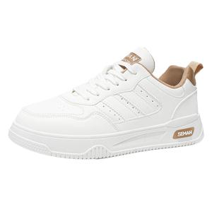New style white sneakers - lightweight and casual <b>shoes</b> that are versatile and anti-slip with <b>soft</b> soles. Men's one-piece slip-o - Product Image 1
