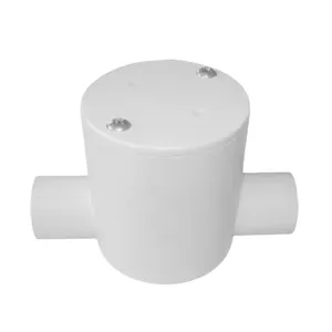 Round weatherproof AS/NZS Australian standard 2 way deep junction box