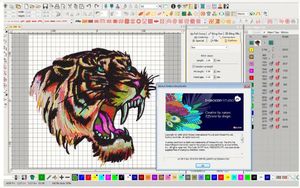 ซอฟต์แวร์สร้างแบบแพทเทิร์นปักผ้าสำหรับคอมพิวเตอร์ PC/WIN รองรับรูปแบบการปักหลากหลาย ซอฟต์แวร์ปักผ้า Wilcom Embroidery Studio E4.2 - Product Image 5