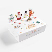 Coffret cadeau de Noël personnalisé, emballage en papier de luxe pour cadeaux de fêtes personnels
