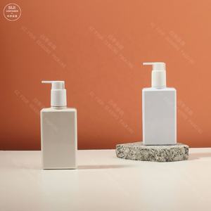 Haute qualité 200ml Pet blanc pour clair <span class=keywords><strong>vide</strong></span> en plastique carré shampooing distributeur bouteille pompe pour corps lavage Lotion huile pour le visage - Product Image 2