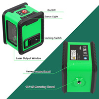 Niveau laser croisé vert Hongsheng Artisan Core LV02, mini compact, haute précision, lumière vive, avec sac en tissu