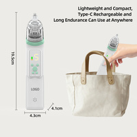 Aspirateur nasal électrique à aspiration réglable Pompe nasale personnalisée pour les tout-petits Rechargeable Baby Mucus Remover