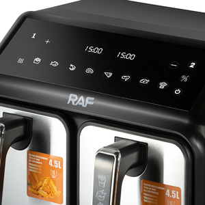 RAF Nueva Freidora de Aire de 9L Negra, Doble Función, Máquina Avanzada con Control de Temperatura para Cocina, Freidora de Aire A - Product Image 2