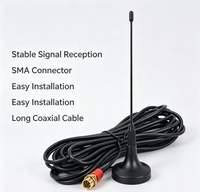Magnetische mobiele antenne 4G LTE 433/470MHz 3m coaxiale kabel verticale polarisatie IP67 geclassificeerd 3.8dbi versterking voor tv-apparaat